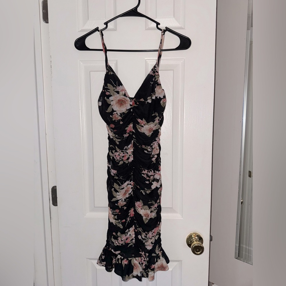 Windsor black floral dress - size S